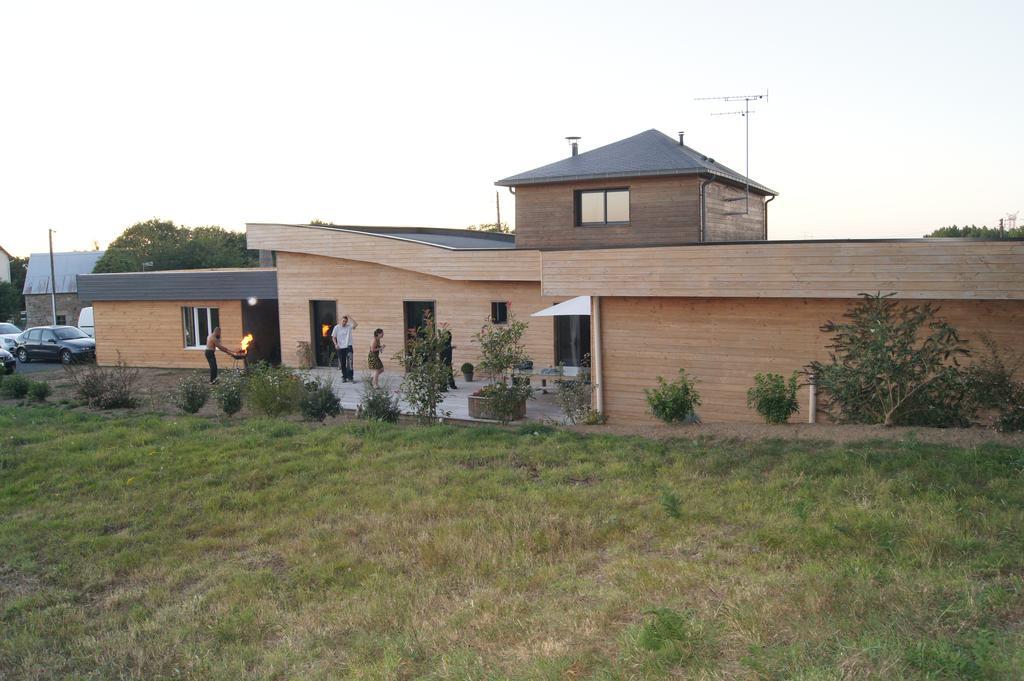 Maison En Ossature Bois Plaintel Esterno foto